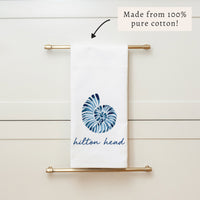 Blue Shell Personalized Tea Towel