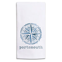 Compass Personalized Tea Towel