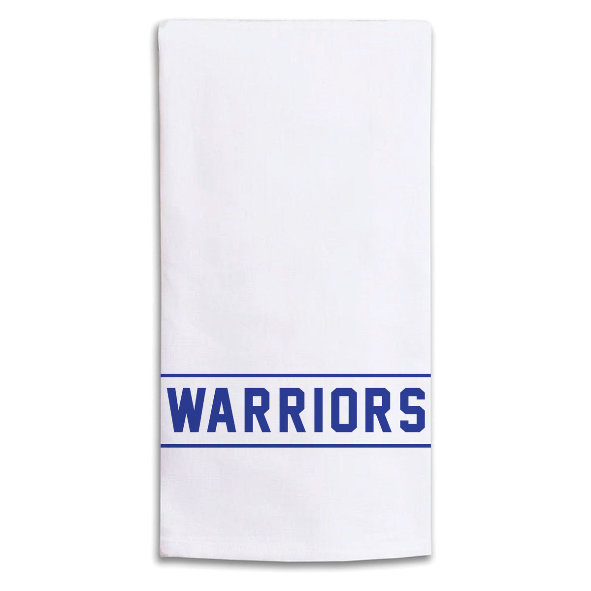 Collegiate Stripe Royal Blue Personalized Tea Towel