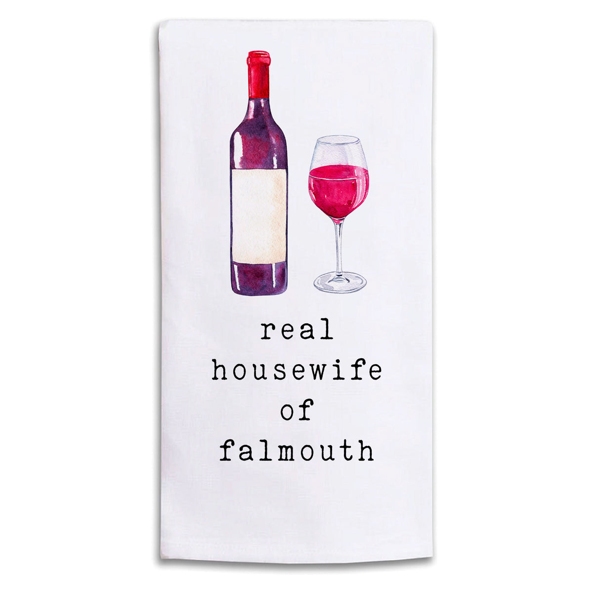 Real Housewife of Personalized Tea Towel
