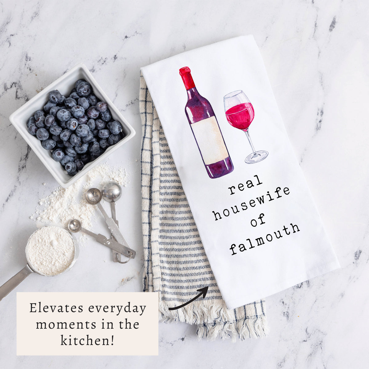 Real Housewife of Personalized Tea Towel