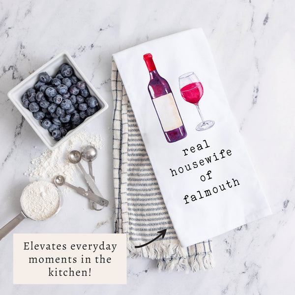 Real Housewife of Personalized Tea Towel