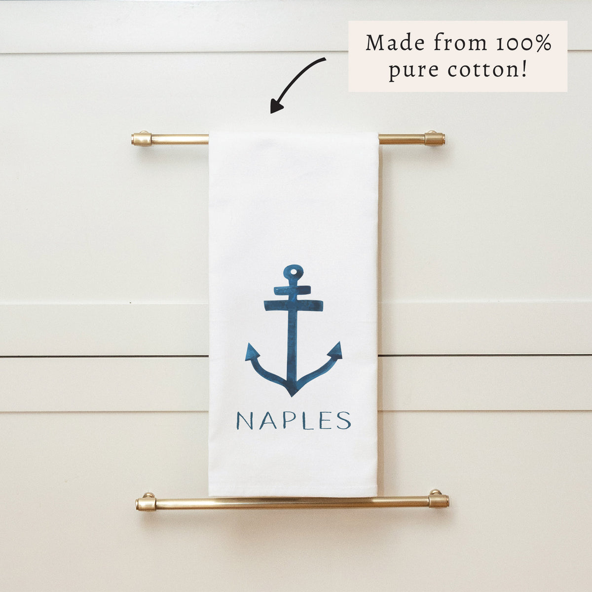 Anchor Personalized Tea Towel
