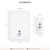 Anchor Personalized Tea Towel