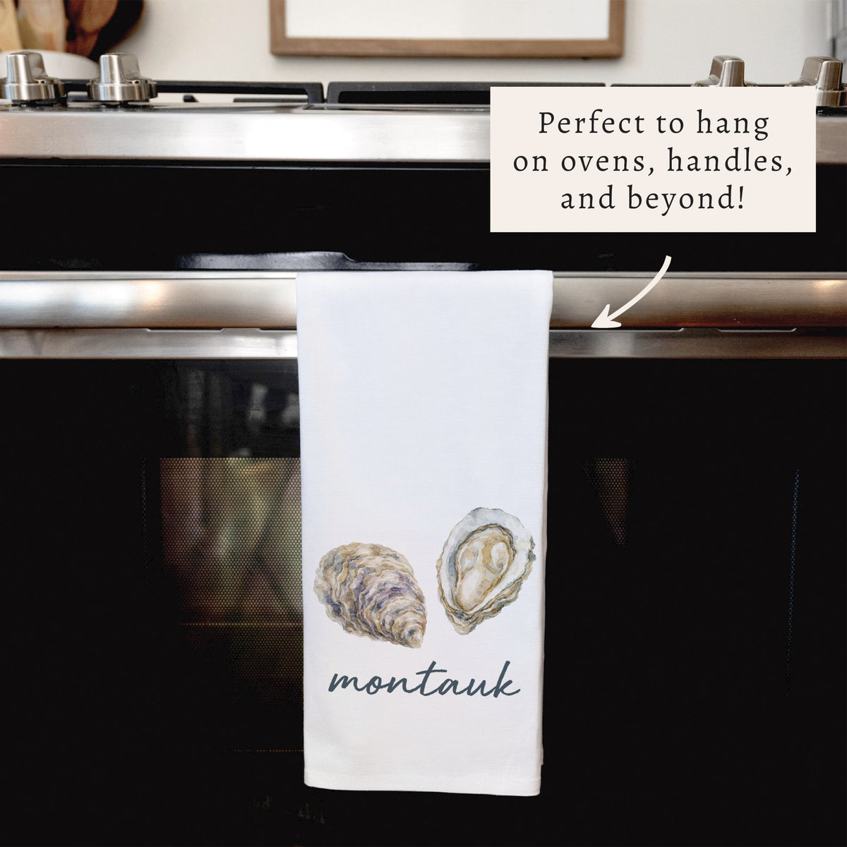 Oyster Personalized Tea Towel