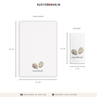 Oyster Personalized Tea Towel
