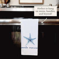Blue Starfish Personalized Tea Towel