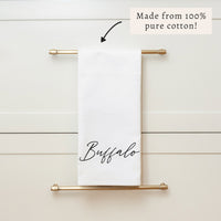 Script Personalized Tea Towel