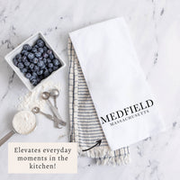 Two Line Personalized Tea Towel