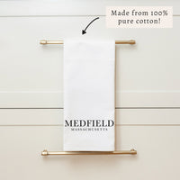 Two Line Personalized Tea Towel