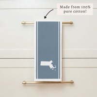 Stripe State Personalized Tea Towel