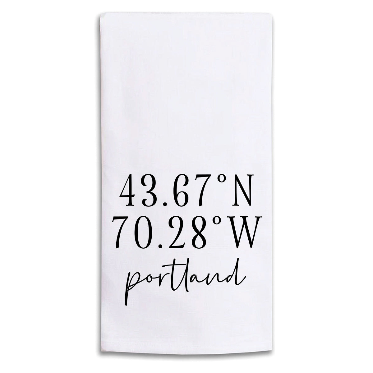Coordinates Personalized Tea Towel