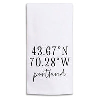 Coordinates Personalized Tea Towel