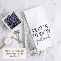 Coordinates Personalized Tea Towel