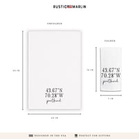 Coordinates Personalized Tea Towel