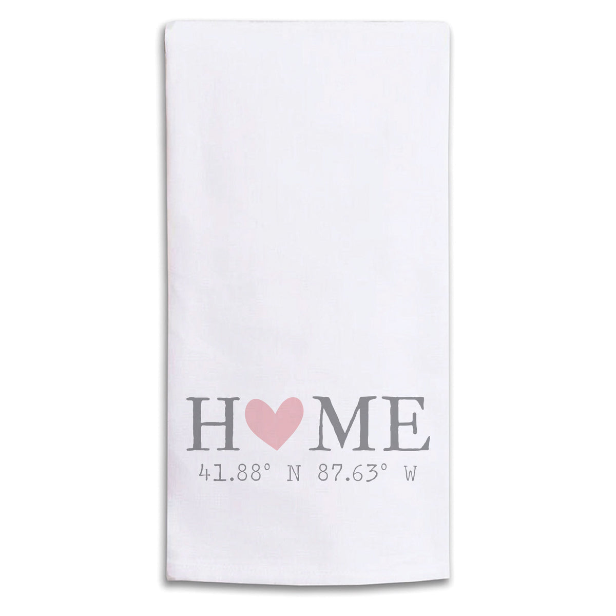 Home Coordinates Personalized Tea Towel