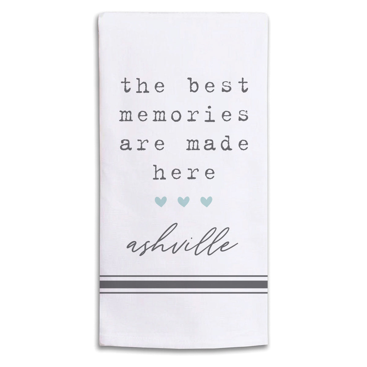 The Best Memories Personalized Tea Towel
