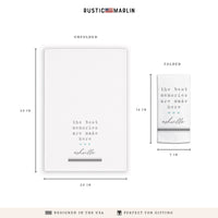 The Best Memories Personalized Tea Towel