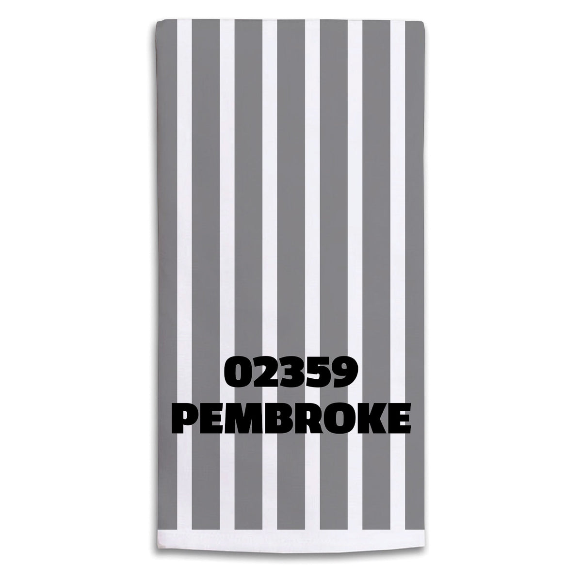 Pepper Solid Personalized Tea Towel