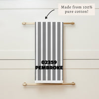 Pepper Solid Personalized Tea Towel
