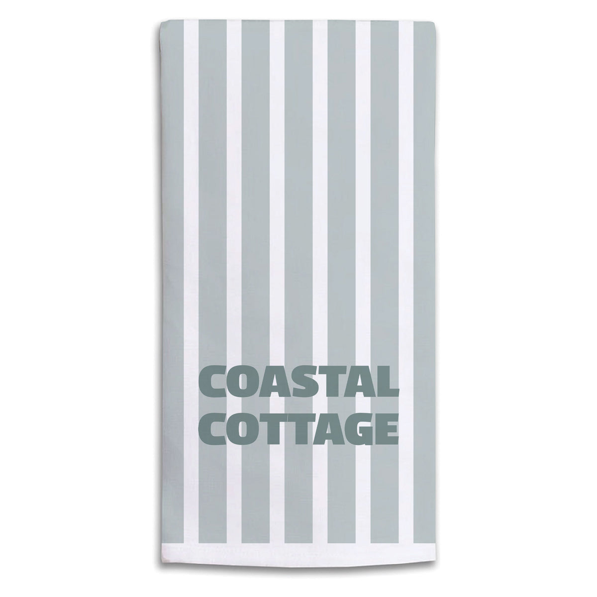 Fog Solid Personalized Tea Towel