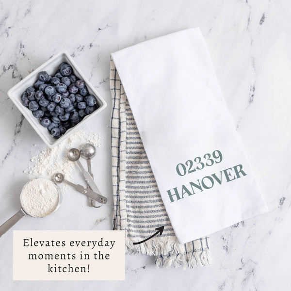 Fog Personalized Tea Towel