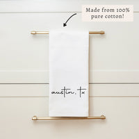 Script Personalized Tea Towel