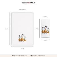 Witch Seagulls Personalized Tea Towel