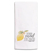 Lemon Home Sweet Home Personalized Tea Towel