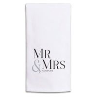 Mr & Mrs Personalized Tea Towel