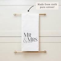Mr & Mrs Personalized Tea Towel