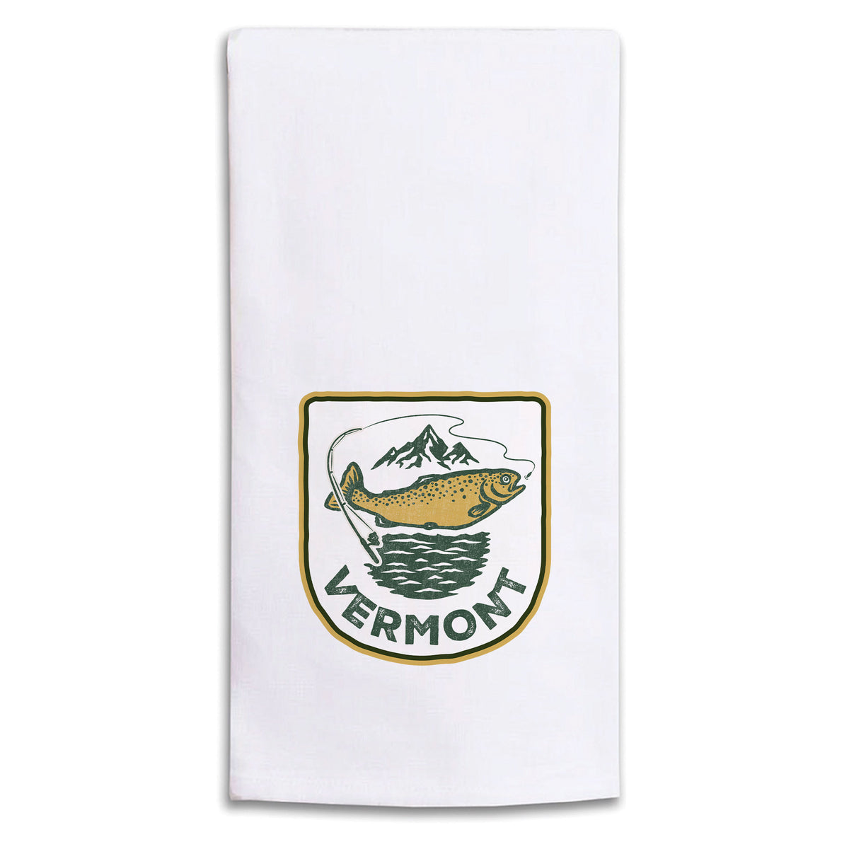 Fishing Personalized Tea Towel
