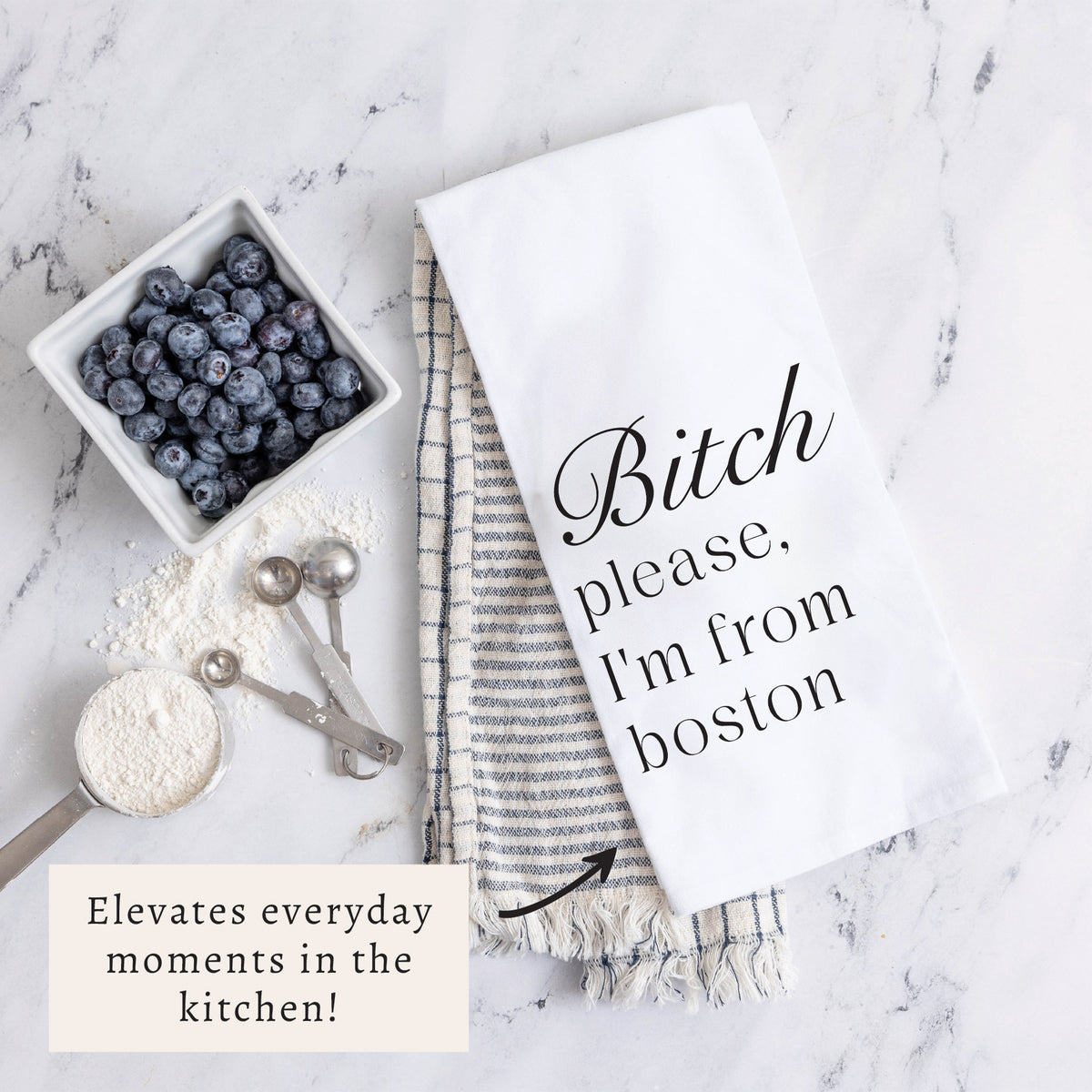 Bitch Please I’m From Personalized Tea Towel