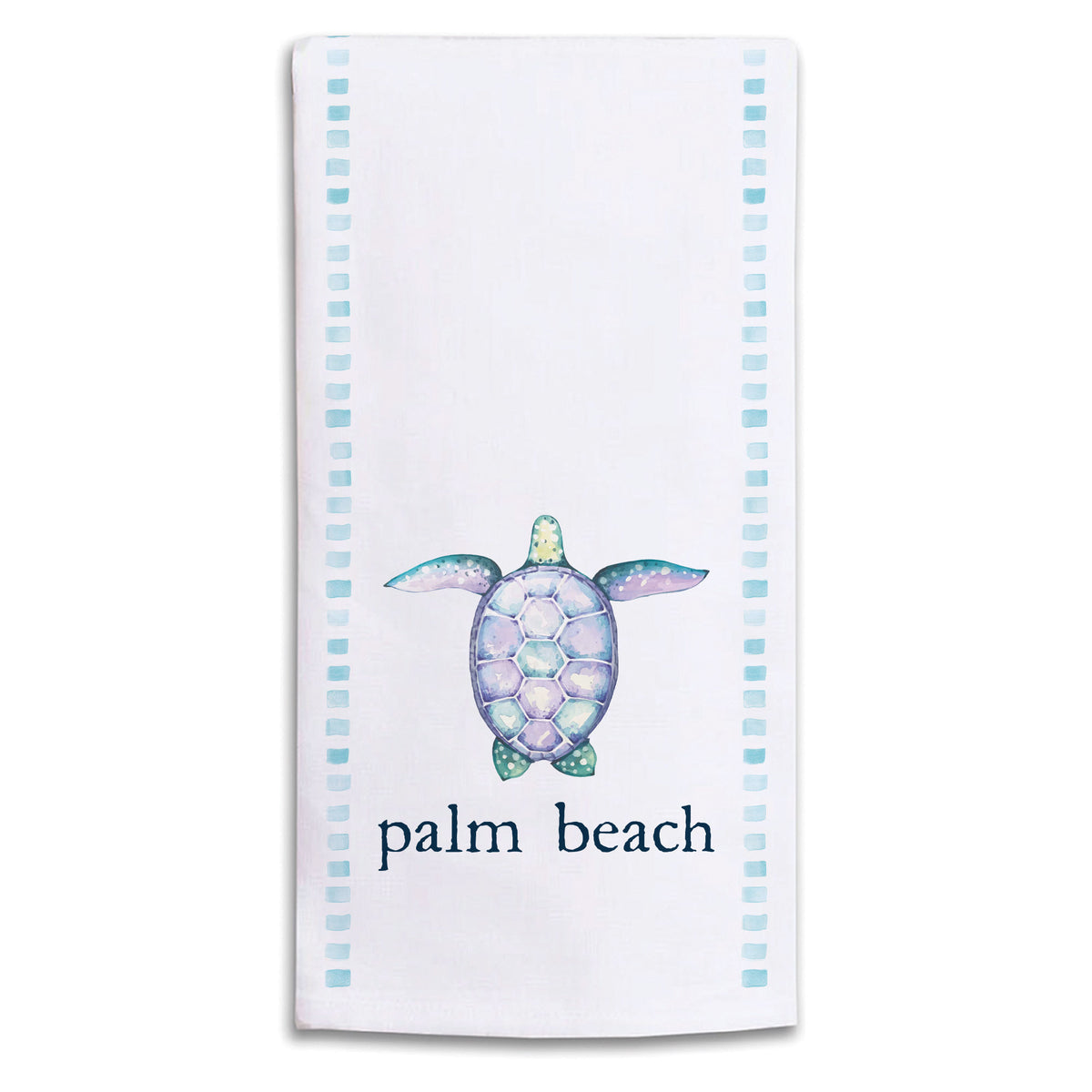 Sea Turtle Personalized Tea Towel
