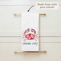 Crab Personalized Tea Towel