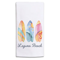 Surfboards Personalized Tea Towel