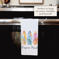 Surfboards Personalized Tea Towel