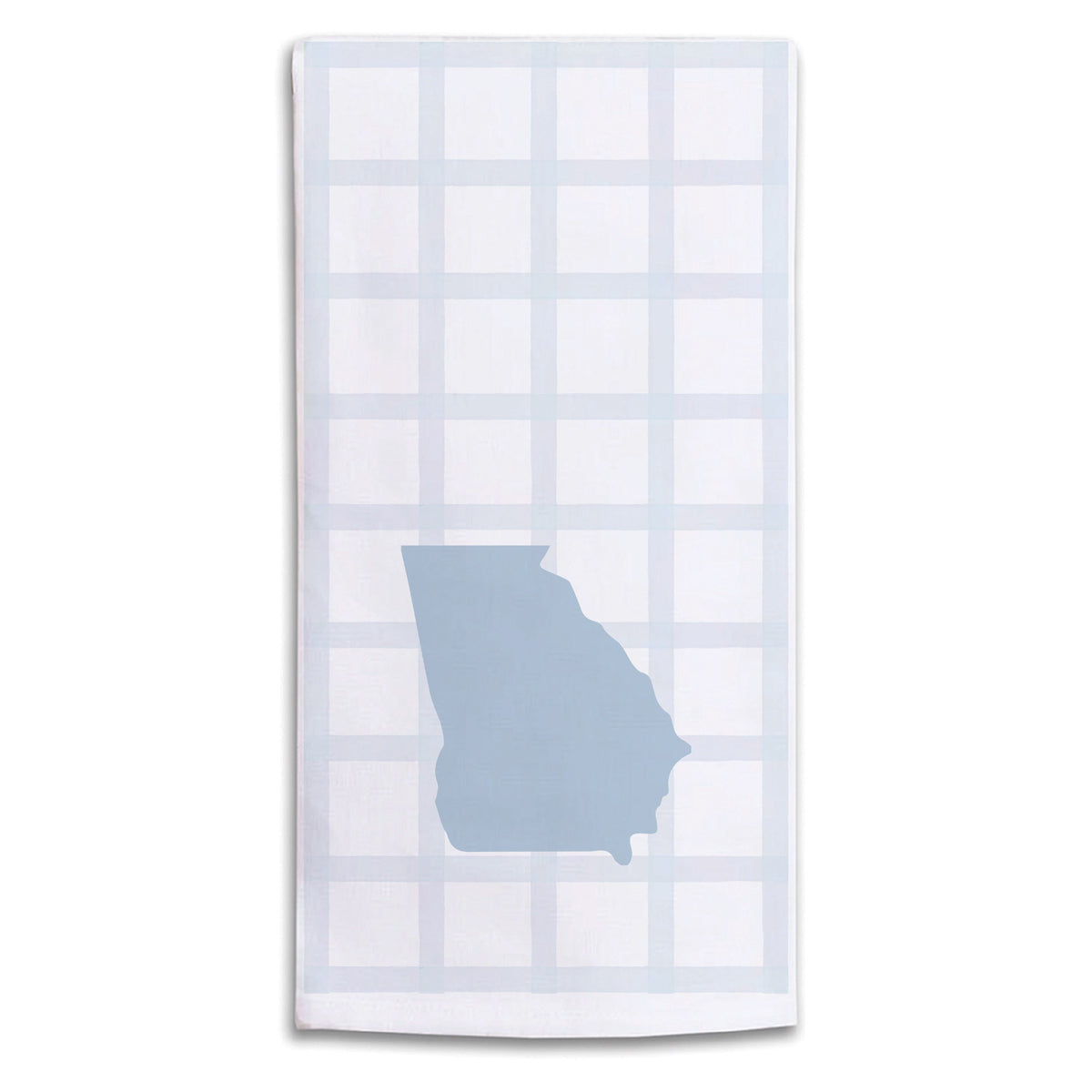 State Gingham Personalized Tea Towel
