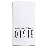Home Sweet Home Personalized Tea Towel