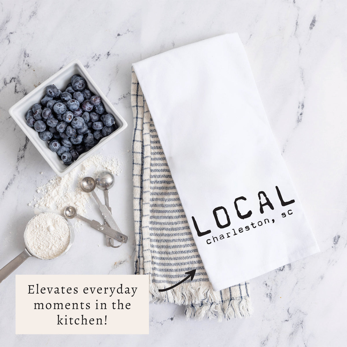 Local City Personalized Tea Towel