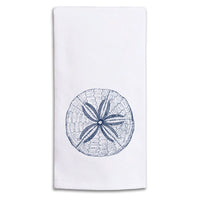 Sand Dollar Sketch Tea Towel