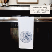 Sand Dollar Sketch Tea Towel