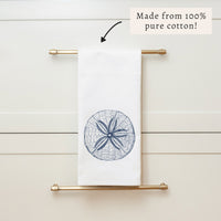Sand Dollar Sketch Tea Towel