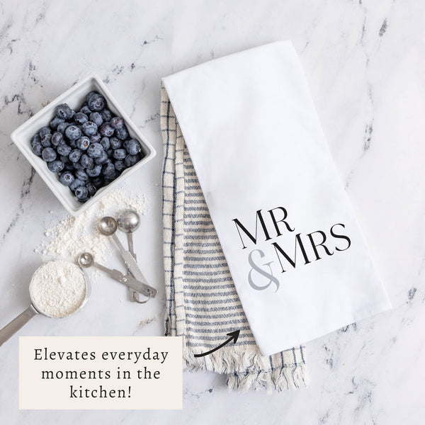 Mr & Mrs Tea Towel