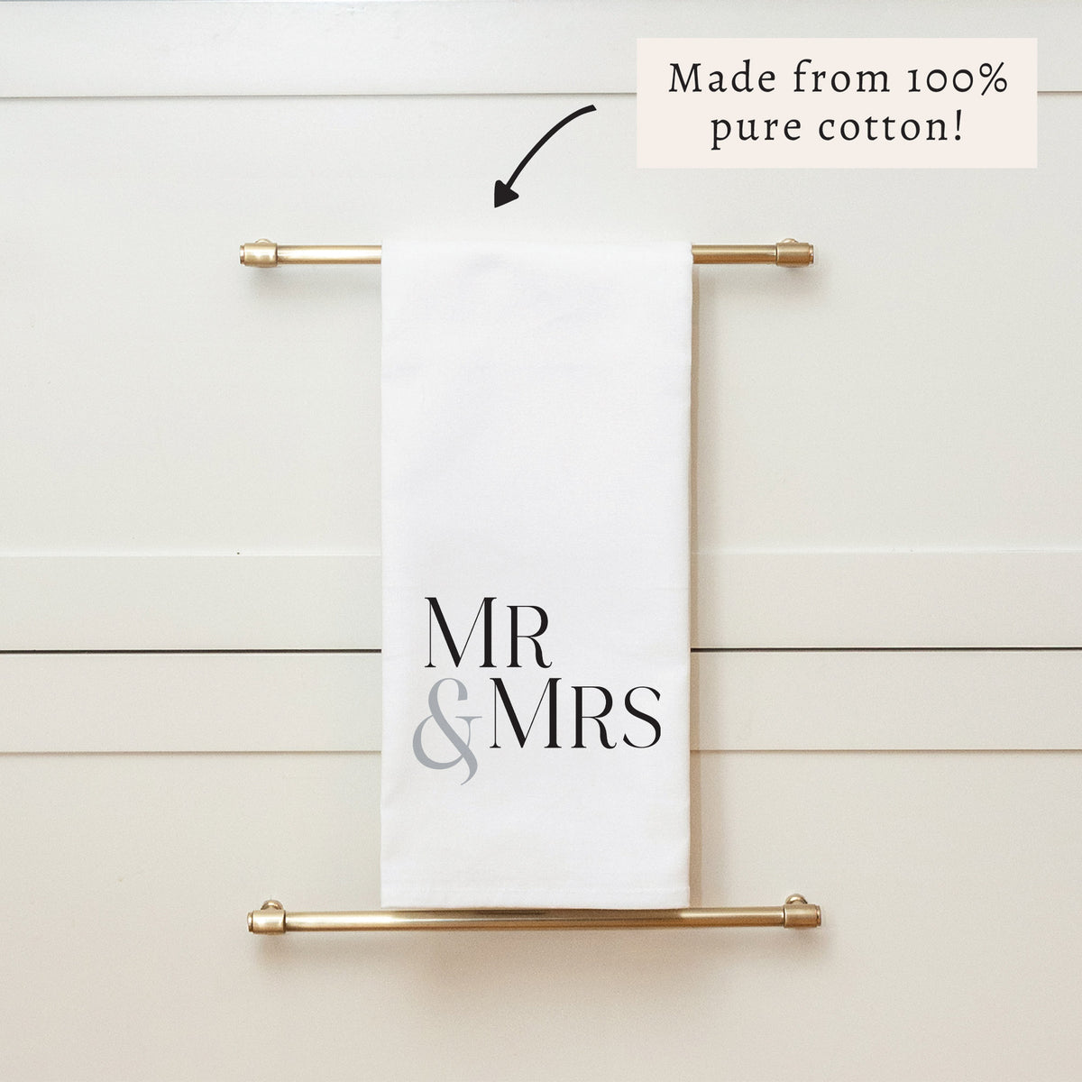 Mr & Mrs Tea Towel