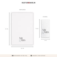 Mr & Mrs Tea Towel