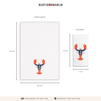 Nautical Lobster Tea Towel