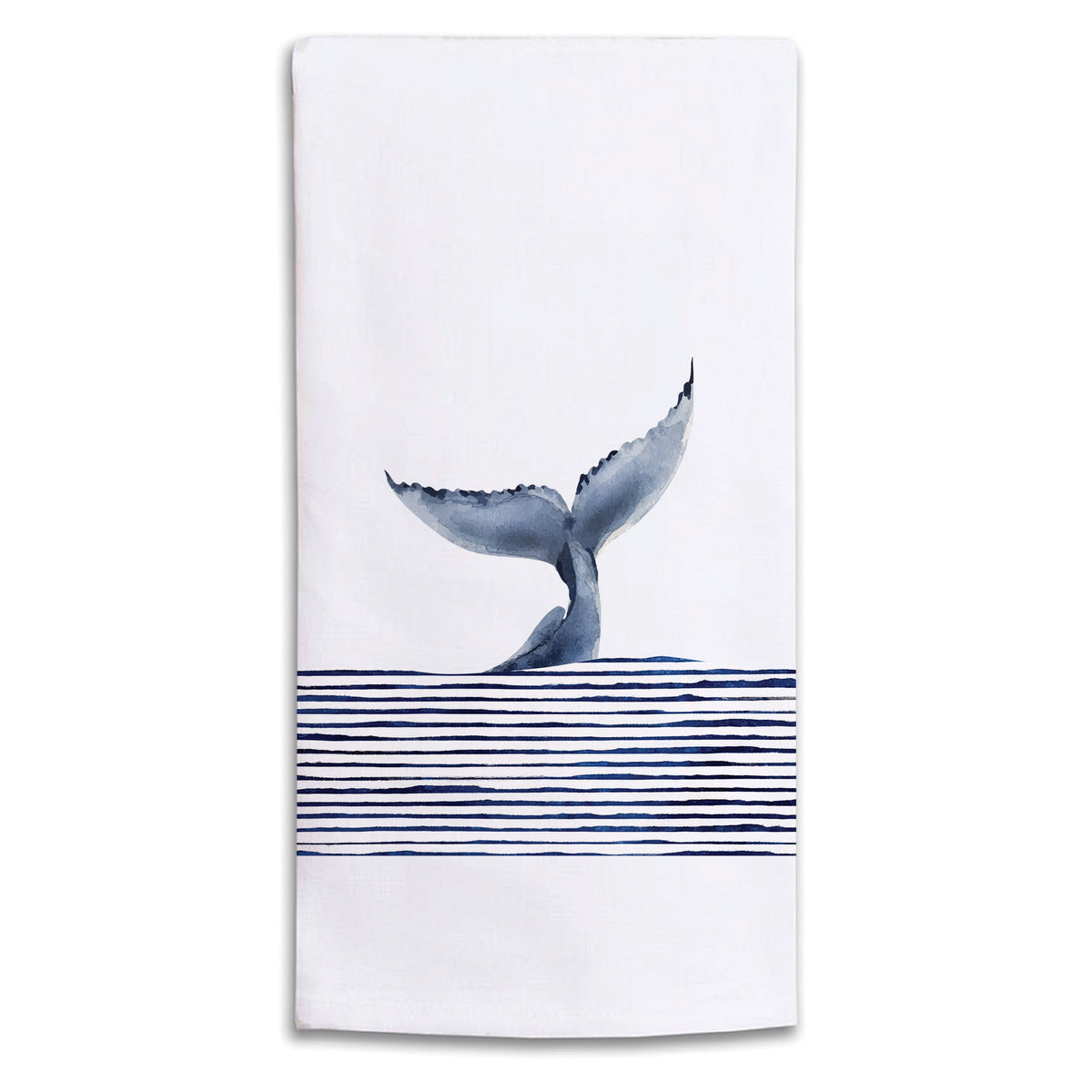 Whale Tail Tea Towel