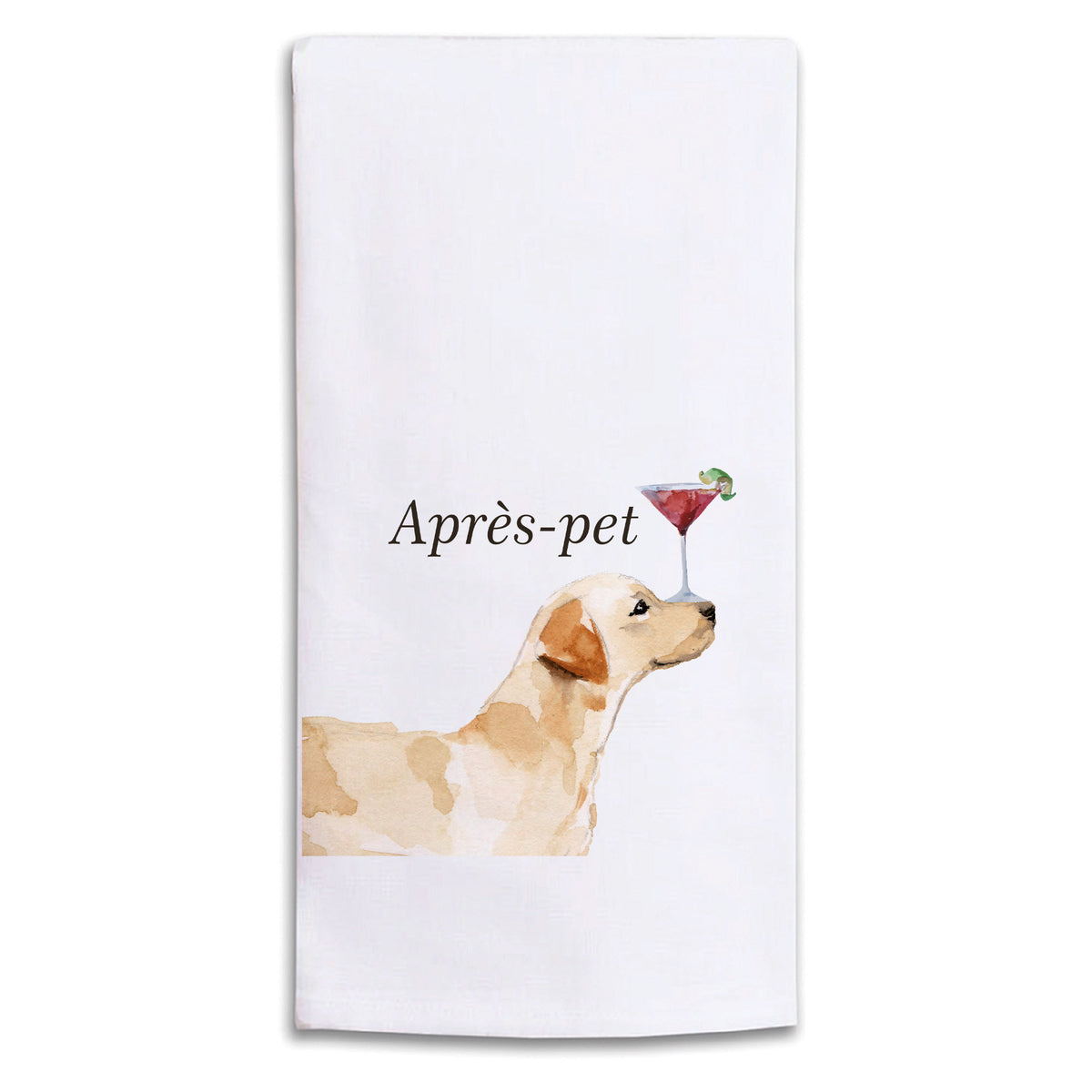 Apres Pet Dog Tea Towel