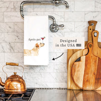 Apres Pet Dog Tea Towel